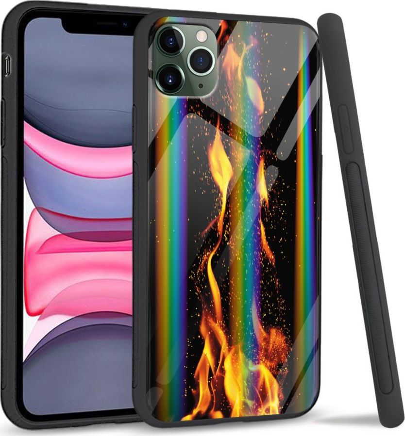 Super Fashion Etui Rainbow Series na Apple iPhone 11 Pro Crackling Fire 1