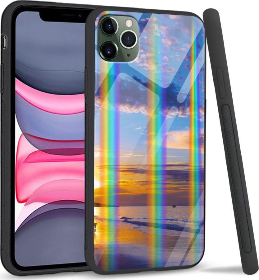 Super Fashion Etui Rainbow Series na Apple iPhone 11 Pro Beach sky 1