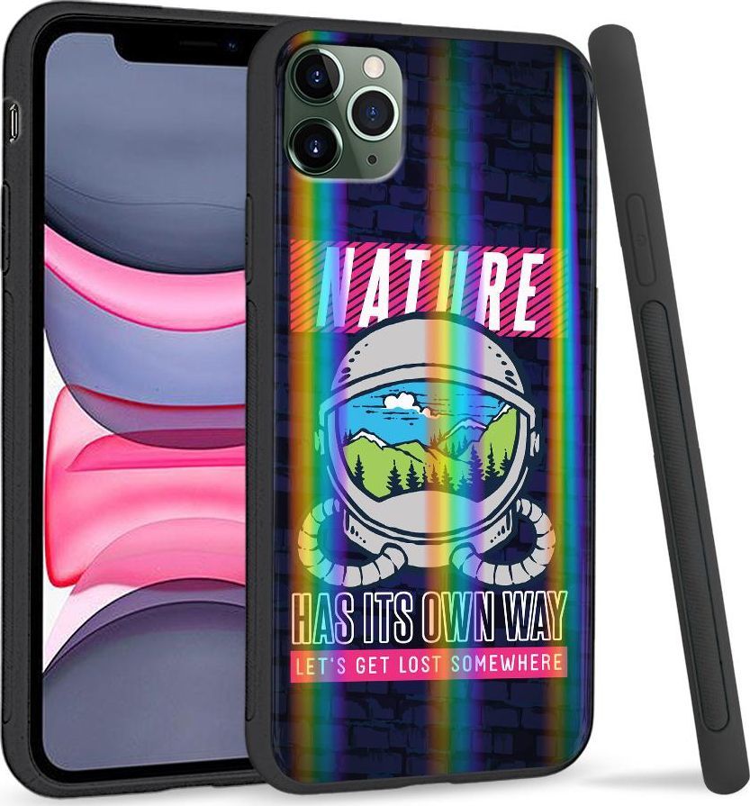 Super Fashion Etui Rainbow Series na Apple iPhone 11 Pro Nature 1
