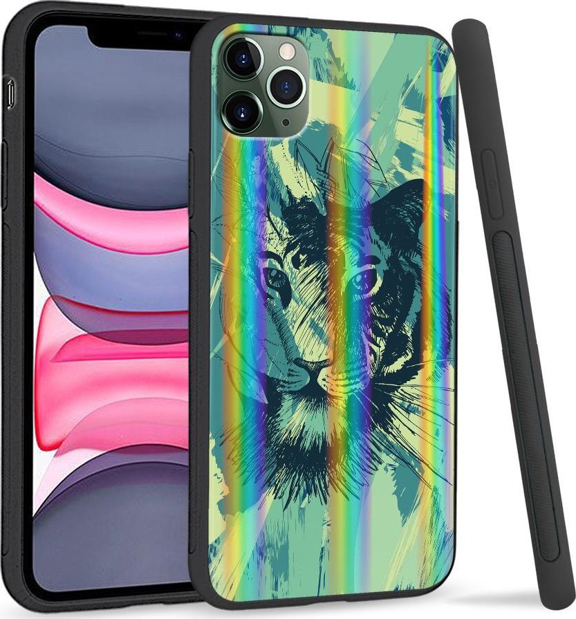 Super Fashion Etui Rainbow Series na Apple iPhone 11 Pro Płutno tygrysa 1