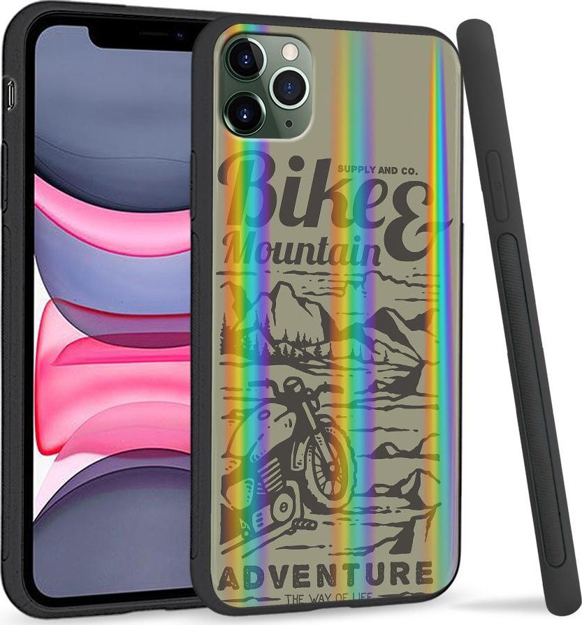 Super Fashion Etui Rainbow Series na Apple iPhone 11 Pro Motor w górach 1