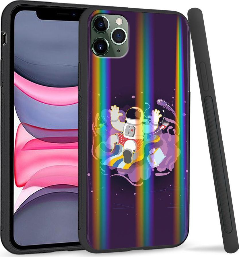 Super Fashion Etui Rainbow Series na Apple iPhone 11 Pro Kosmonauta 1