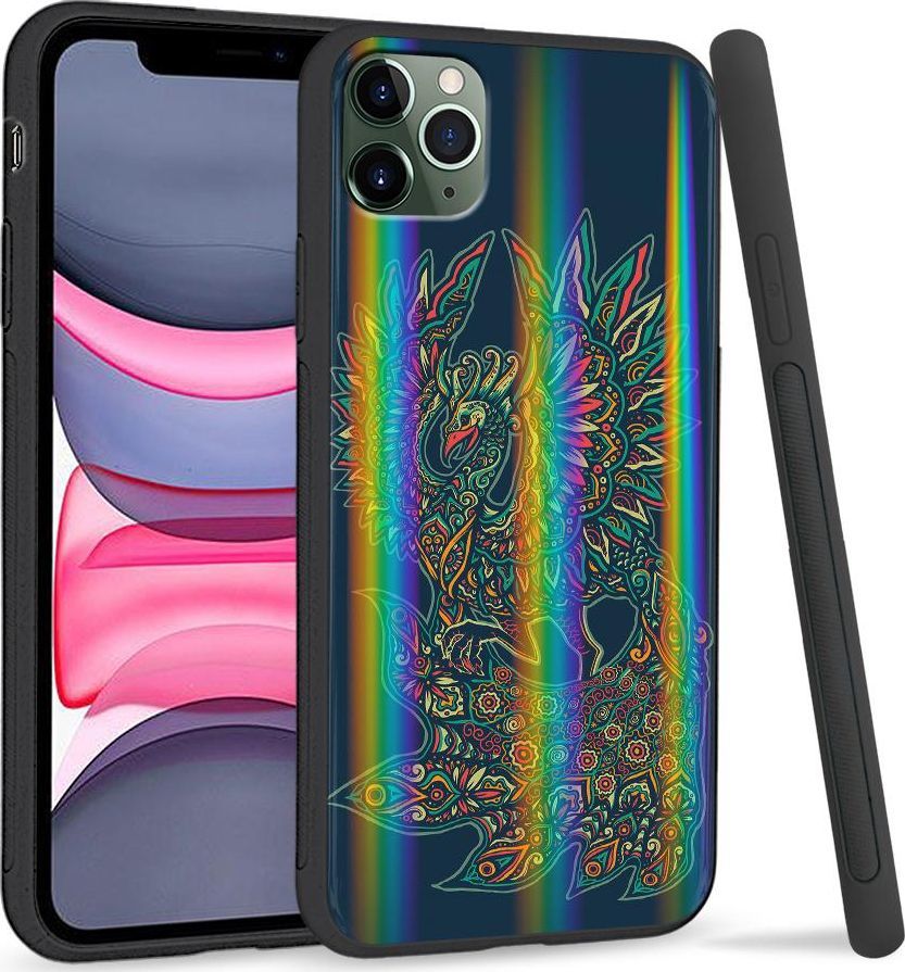 Super Fashion Etui Rainbow Series na Apple iPhone 11 Pro Kolporowe ptaki 1