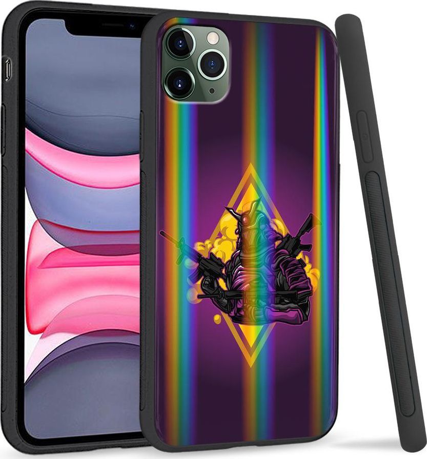 Super Fashion Etui Rainbow Series na Apple iPhone 11 Pro Ninja 1