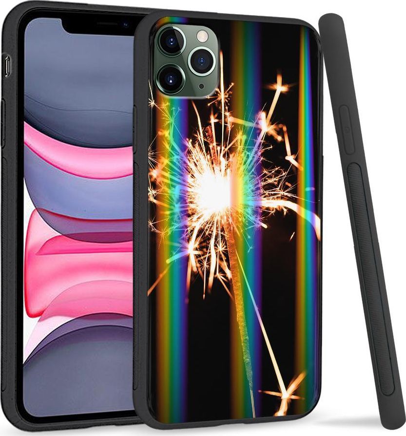 Super Fashion Etui Rainbow Series na Apple iPhone 11 Pro Zimne ognie 1