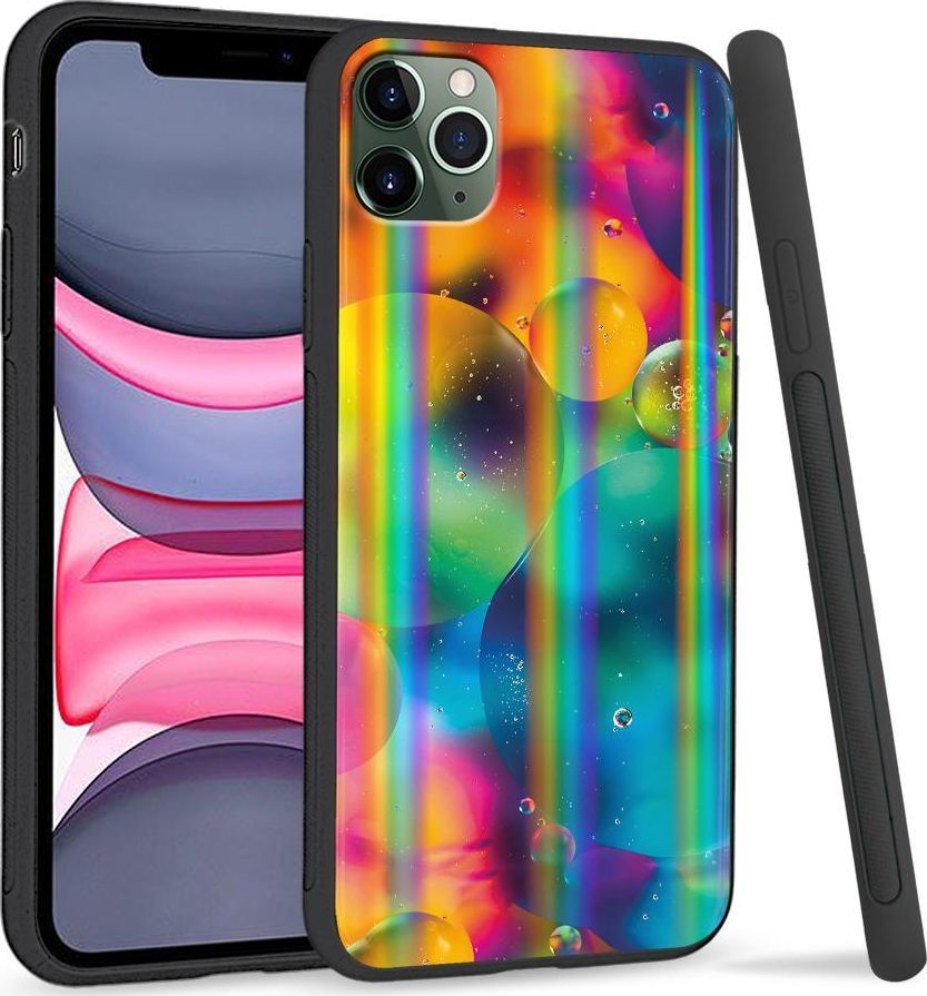 Super Fashion Etui Rainbow Series na Apple iPhone 11 Pro Kolorowe bańki 1