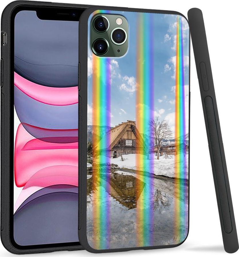 Super Fashion Etui Rainbow Series na Apple iPhone 11 Pro Górska chata 1