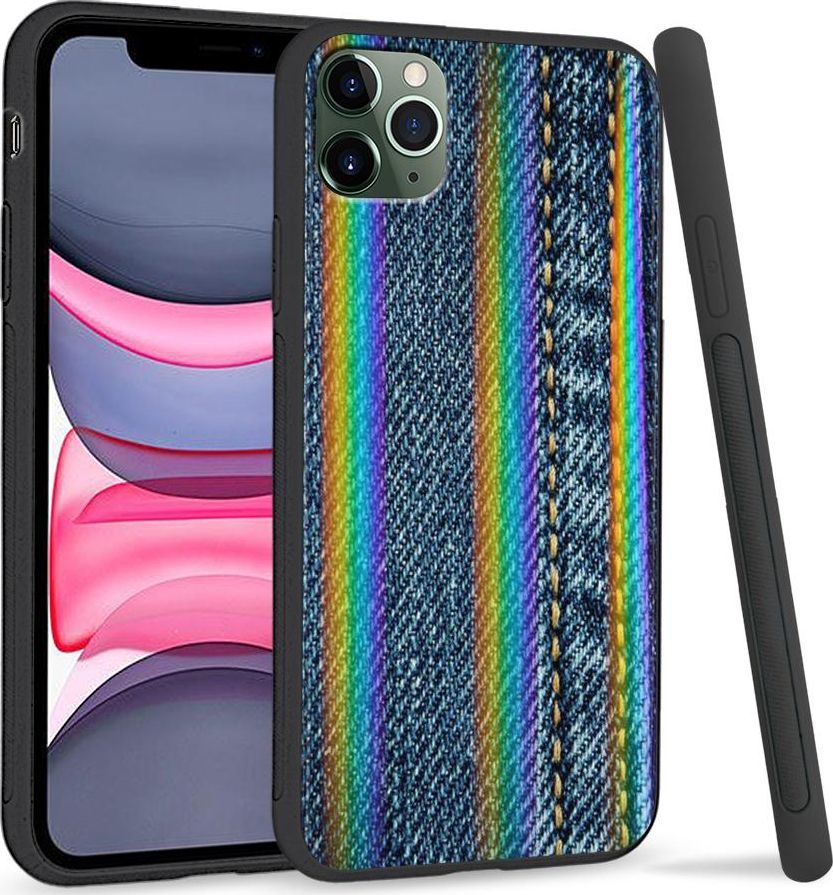 Super Fashion Etui Rainbow Series na Apple iPhone 11 Pro Max Jeans 1