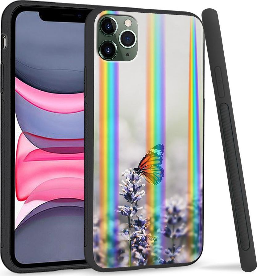 Super Fashion Etui Rainbow Series na Apple iPhone 11 Pro Max Motyl 1
