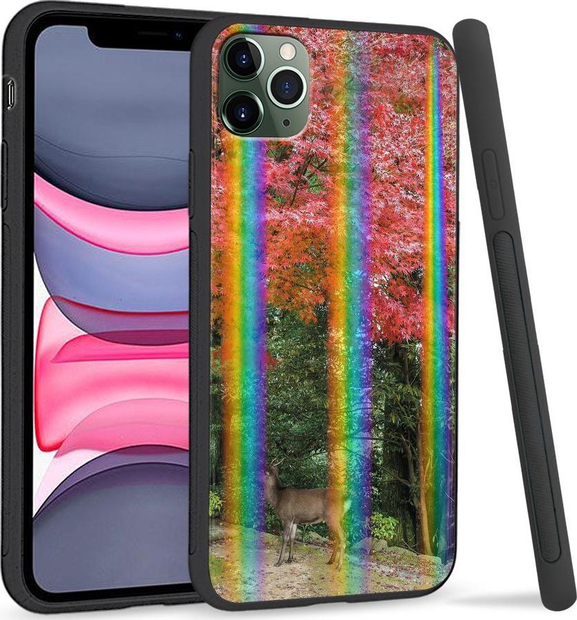 Super Fashion Etui Rainbow Series na Apple iPhone 11 Pro Max Jeleń 1