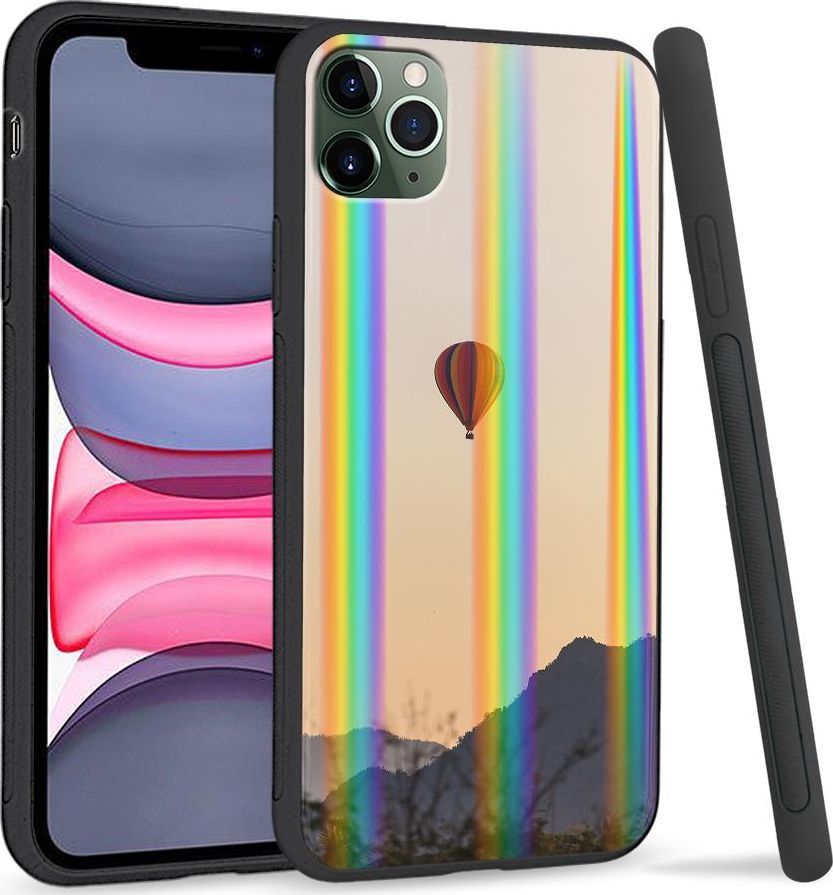Super Fashion Etui Rainbow Series na Apple iPhone 11 Pro Max Balon nad górami 1