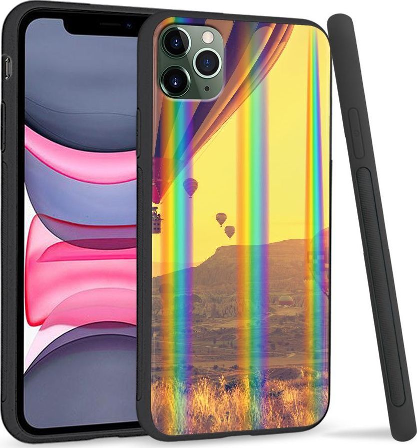 Super Fashion Etui Rainbow Series na Apple iPhone 11 Pro Max Lot balonem 1