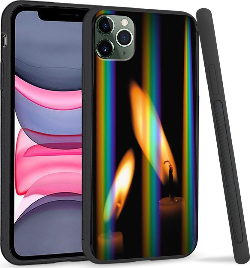 Super Fashion Etui Rainbow Series na Apple iPhone 11 Pro Max Płomienie 1
