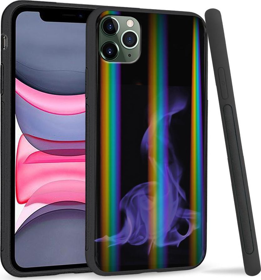 Super Fashion Etui Rainbow Series na Apple iPhone 11 Pro Max Fioletowy dym 1
