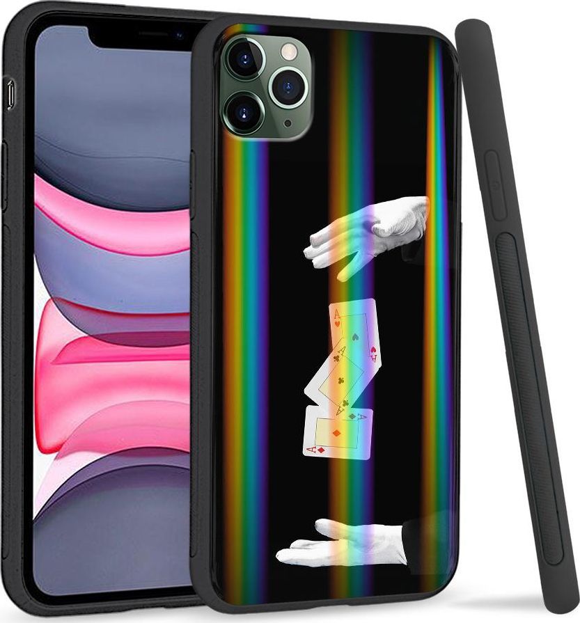 Super Fashion Etui Rainbow Series na Apple iPhone 11 Pro Max Trzy asy 1