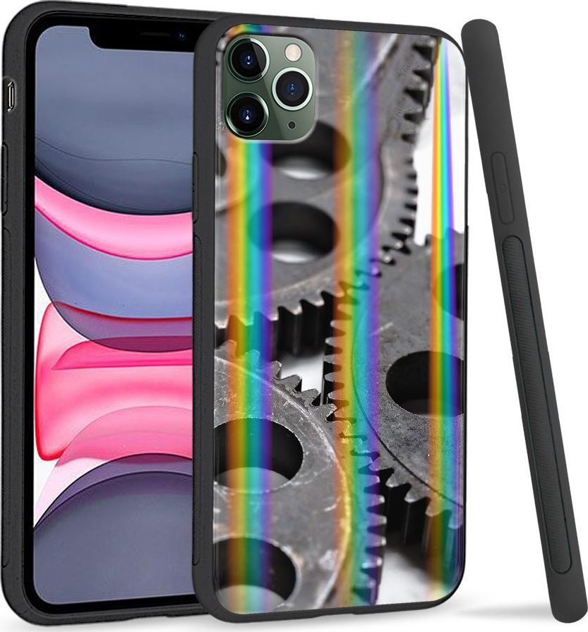 Super Fashion Etui Rainbow Series na Apple iPhone 11 Pro Max Koła zębate 1