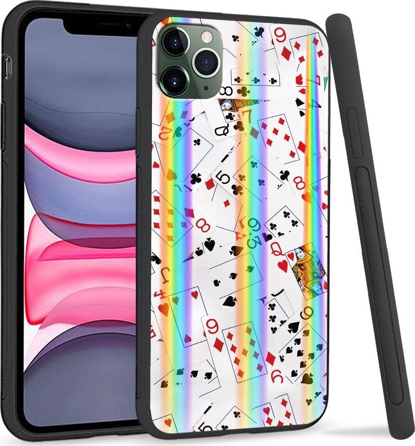 Super Fashion Etui Rainbow Series na Apple iPhone 11 Pro Max Talia kart 1