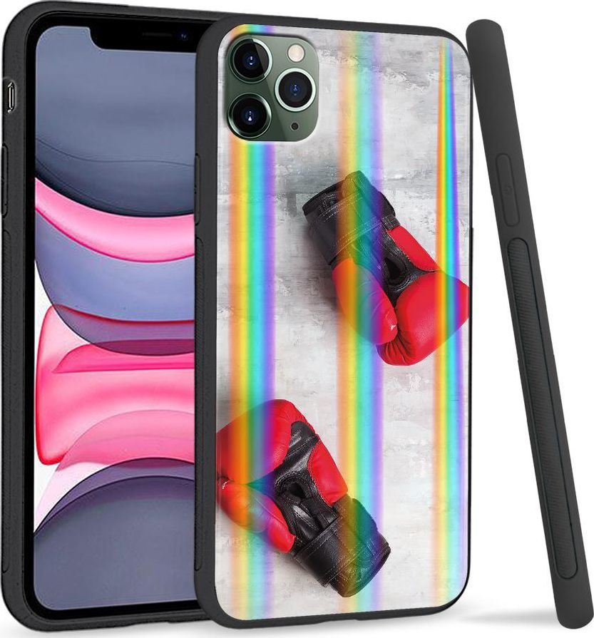 Super Fashion Etui Rainbow Series na Apple iPhone 11 Pro Max Nowe rękawice 1