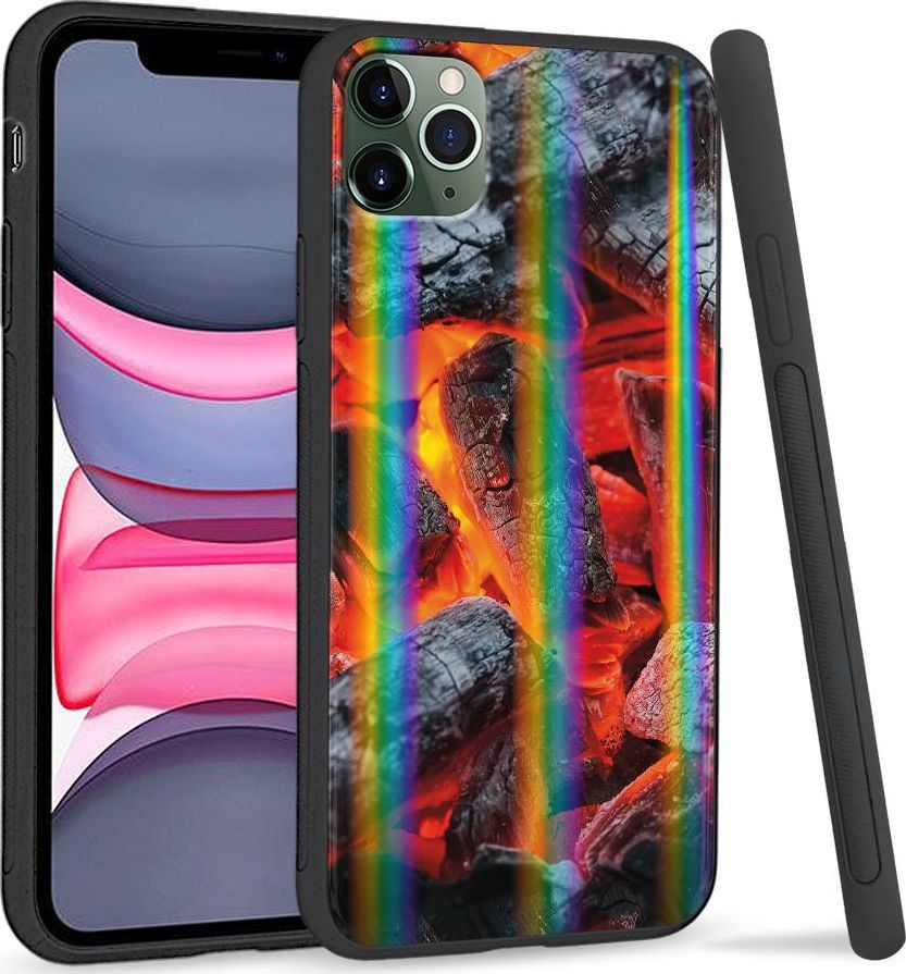 Super Fashion Etui Rainbow Series na Apple iPhone 11 Pro Max Ognisko 1
