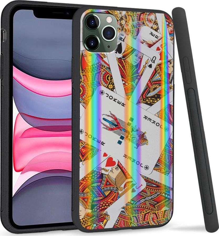 Super Fashion Etui Rainbow Series na Apple iPhone 11 Pro Max Karty 1