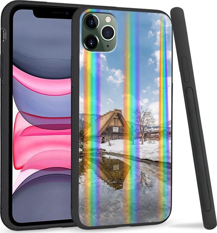 Super Fashion Etui Rainbow Series na Apple iPhone 11 Pro Max Górska chata 1