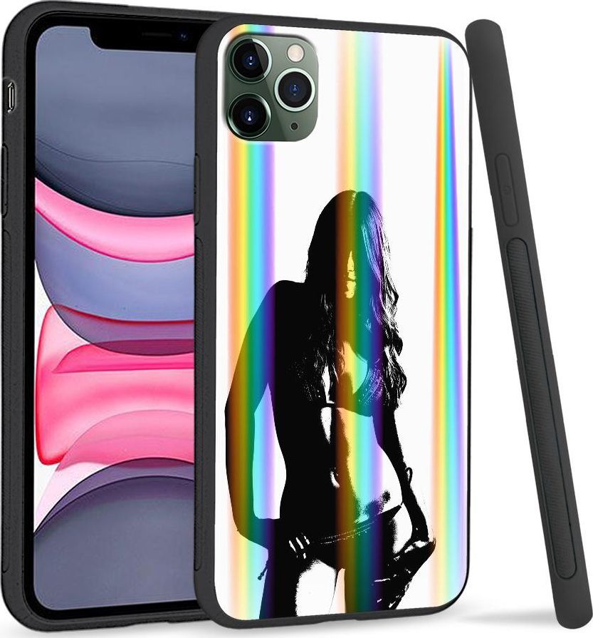 Super Fashion Etui Rainbow Series na Apple iPhone 11 Pro Max Kobieta retro 1