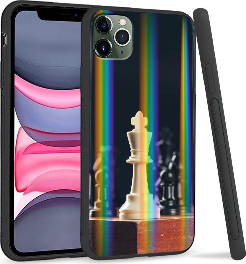 Super Fashion Etui Rainbow Series na Apple iPhone 11 Pro Max Szachy 1