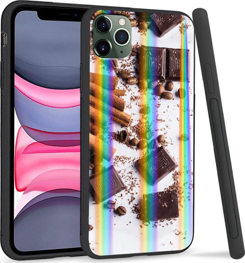 Super Fashion Etui Rainbow Series na Apple iPhone 11 Pro Max Czekocynamon 1