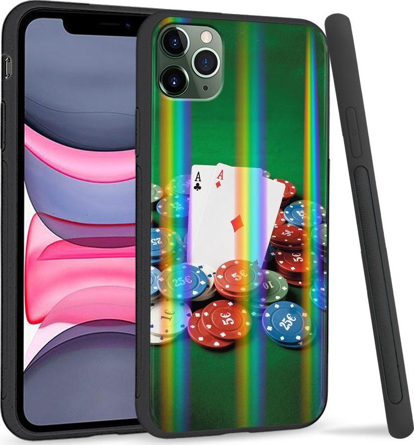 Super Fashion Etui Rainbow Series na Apple iPhone 11 Pro Max Poker 1