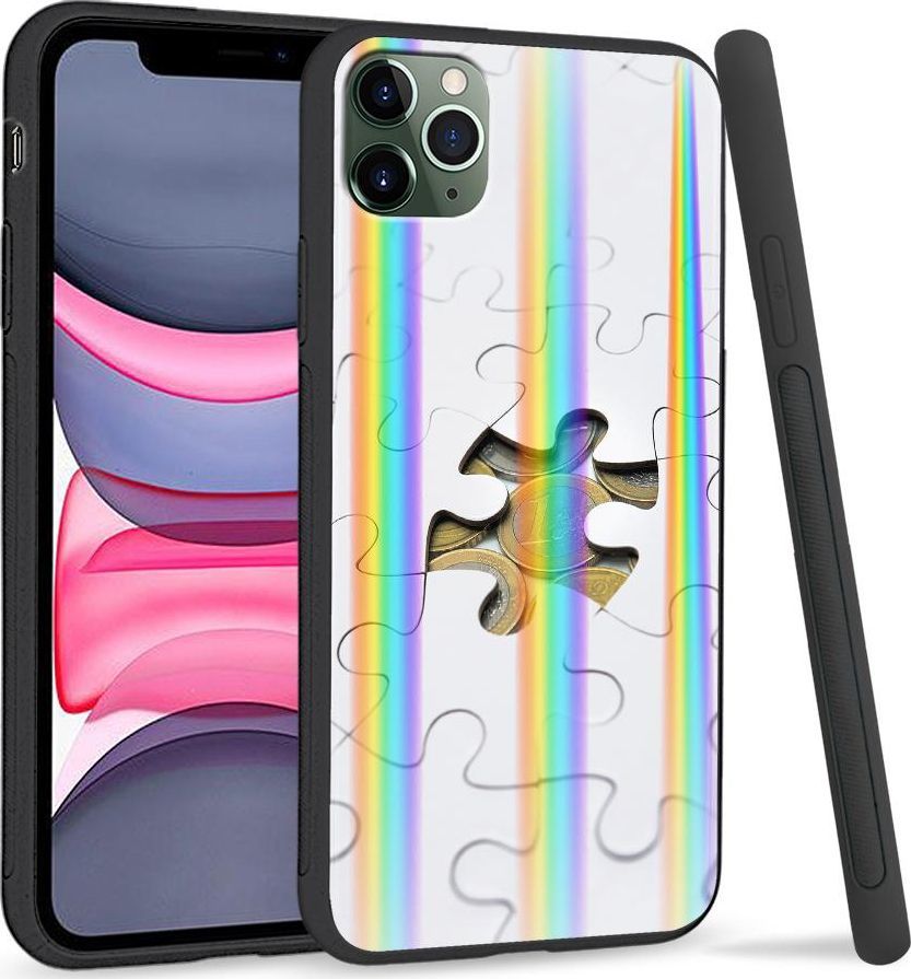 Super Fashion Etui Rainbow Series na Apple iPhone 11 Pro Max Puzzle 1