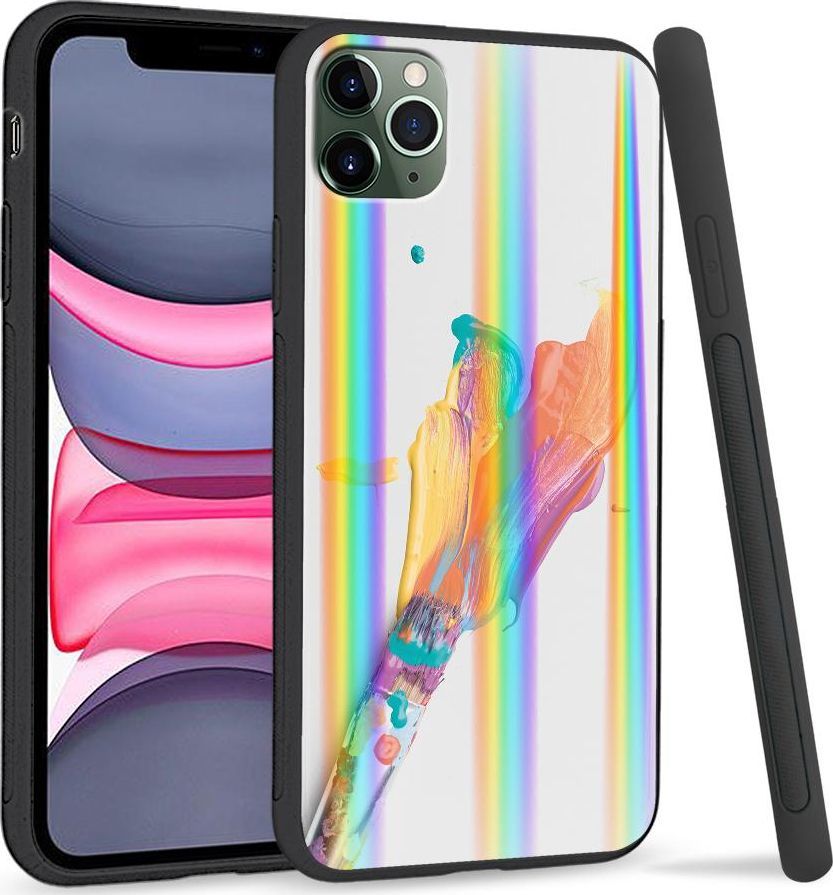 Super Fashion Etui Rainbow Series na Apple iPhone 11 Pro Max Pastelowe farby 1