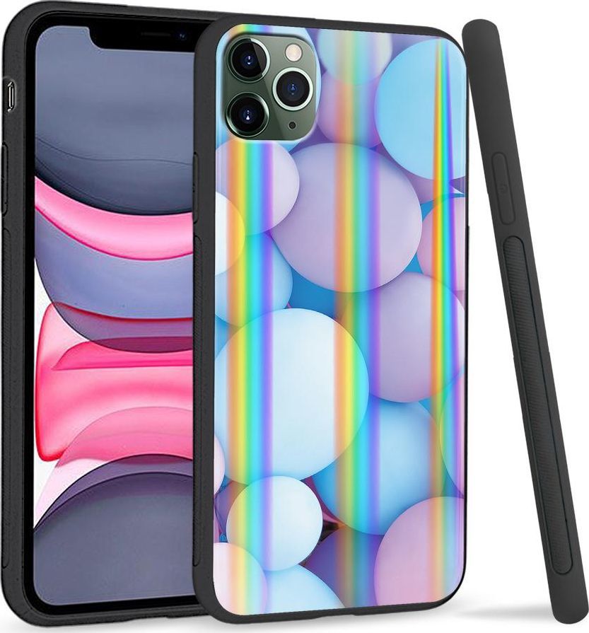Super Fashion Etui Rainbow Series na Apple iPhone 11 Pro Max Pastelowe balony 1