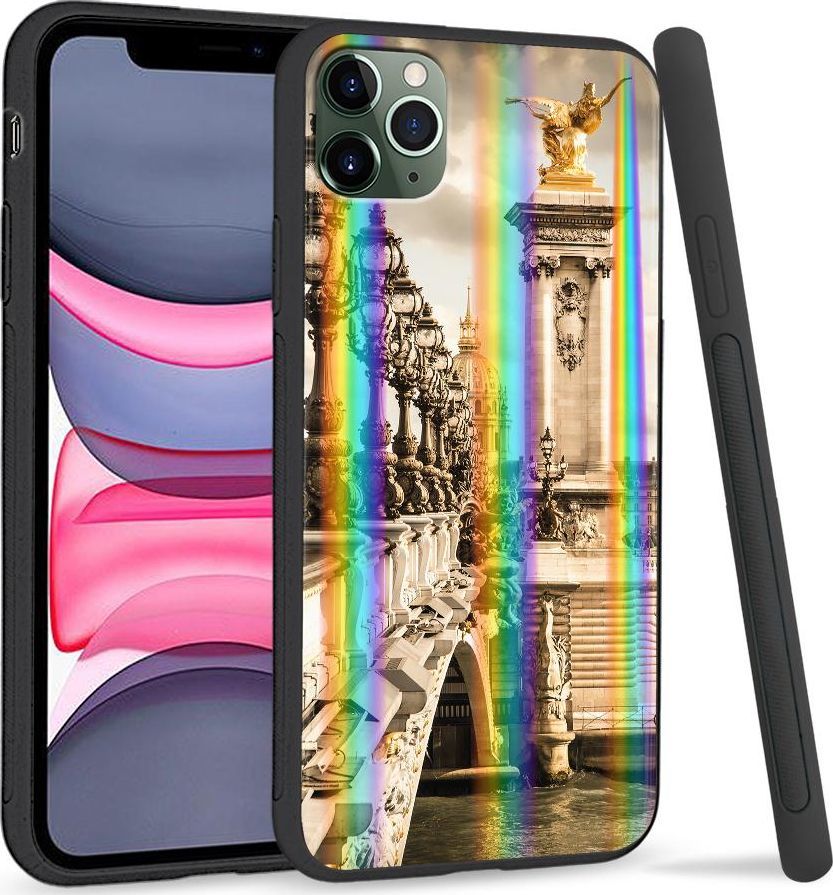 Super Fashion Etui Rainbow Series na Apple iPhone 11 Pro Max Stary most 1