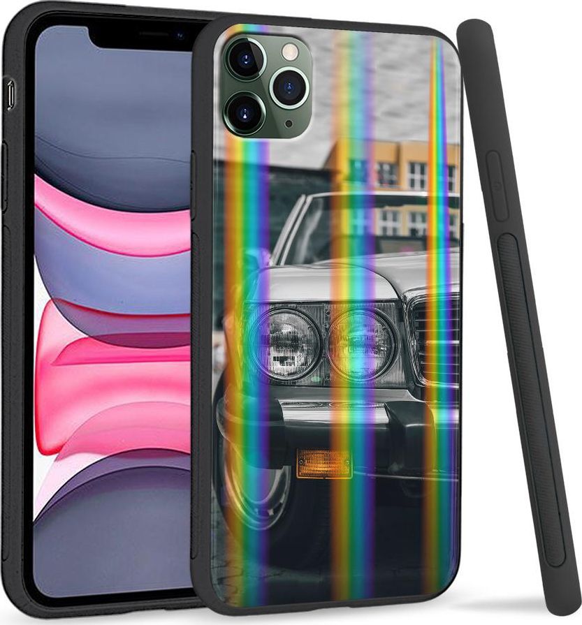 Super Fashion Etui Rainbow Series na Apple iPhone 11 Pro Max Stary samochód 1