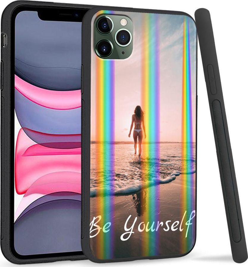 Super Fashion Etui Rainbow Series na Apple iPhone 11 Pro Max Be Yourself 1