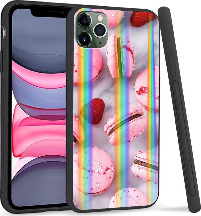 Super Fashion Etui Rainbow Series na Apple iPhone 11 Pro Max Ciastka 1