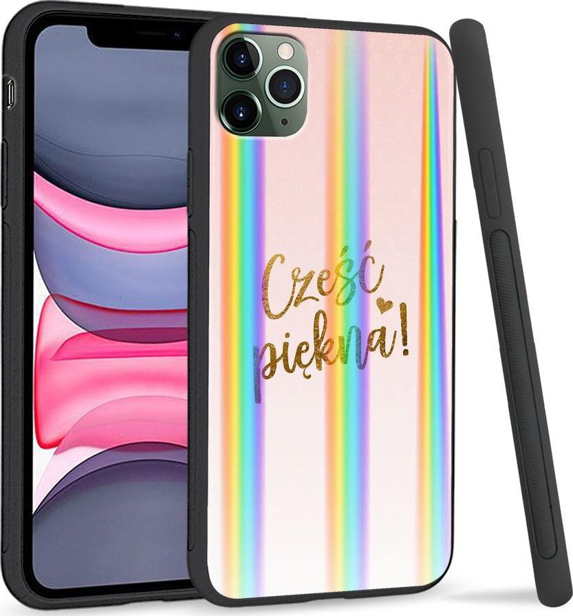 Super Fashion Etui Rainbow Series na Apple iPhone 11 Pro Max Cześć Piękna 1