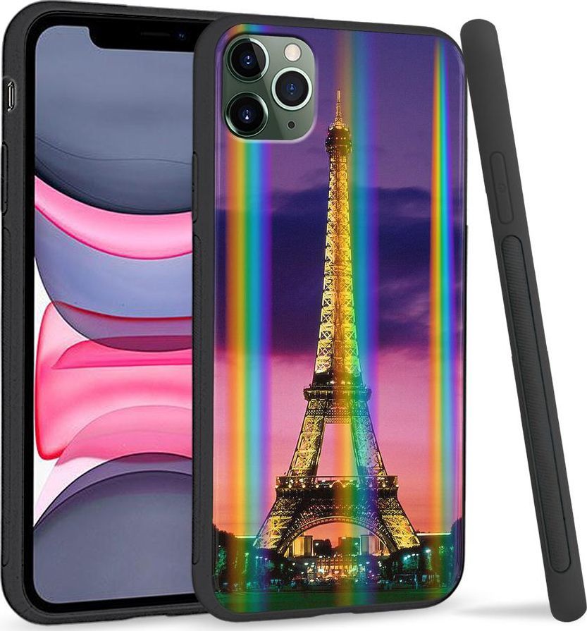 Super Fashion Etui Rainbow Series na Apple iPhone 11 Pro Max Wieża Eiffla 1