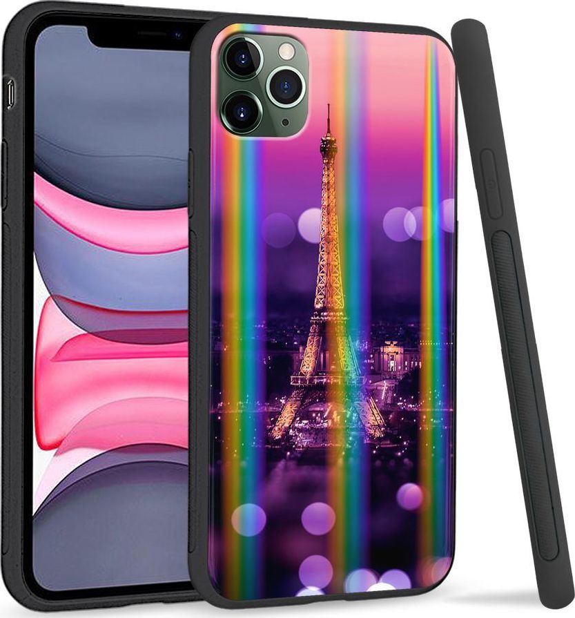 Super Fashion Etui Rainbow Series na Apple iPhone 11 Pro Max Kocham Paryż 1