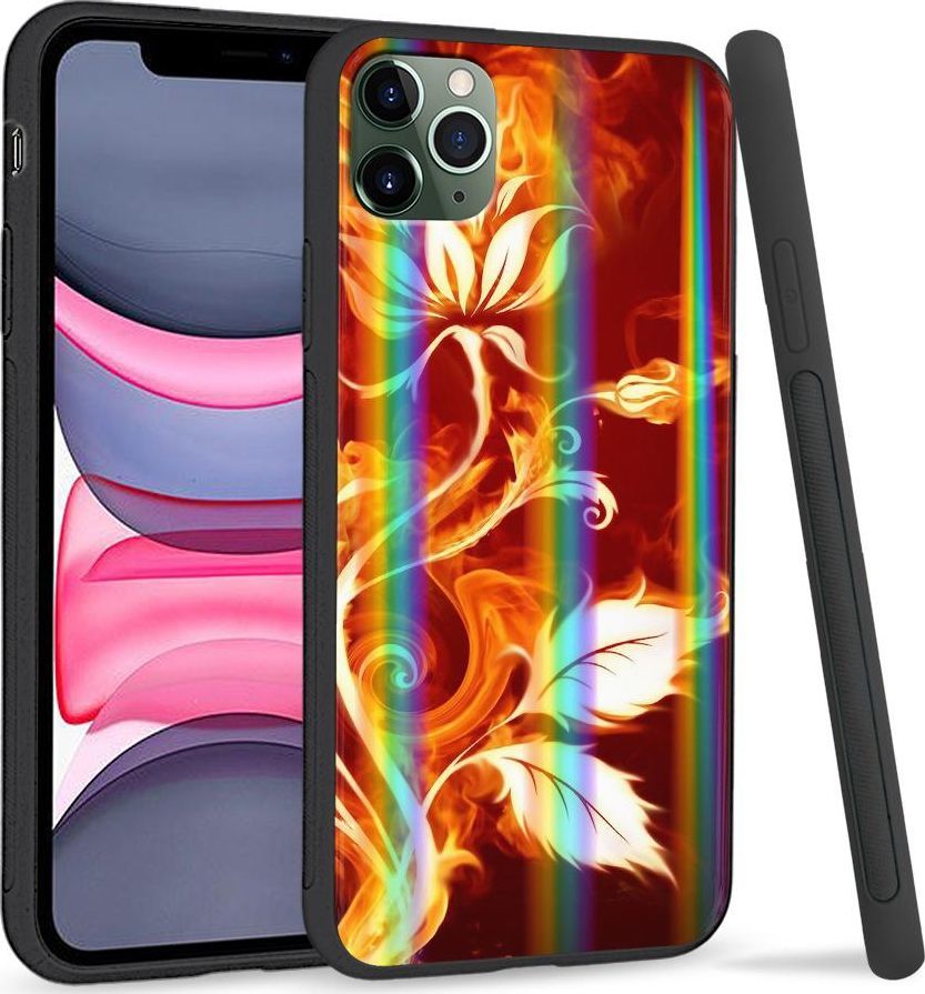 Super Fashion Etui Rainbow Series na Apple iPhone 11 Pro Max Frozen Flower 1