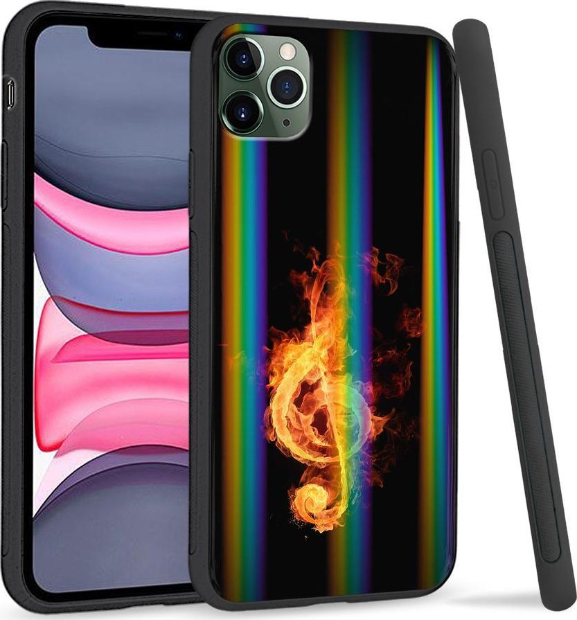 Super Fashion Etui Rainbow Series na Apple iPhone 11 Pro Max Fire Clef 1