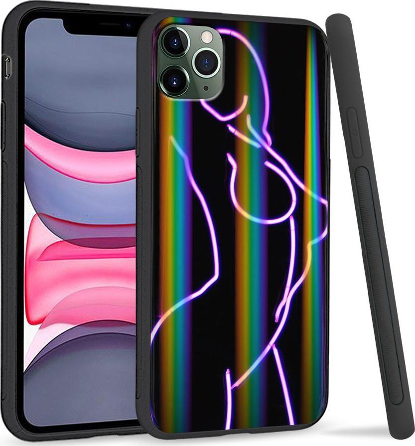 Super Fashion Etui Rainbow Series na Apple iPhone 11 Pro Max Lady Black 1