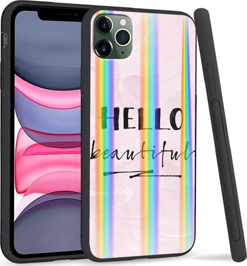 Super Fashion Etui Rainbow Series na Apple iPhone 11 Pro Max Hello Beautiful 1