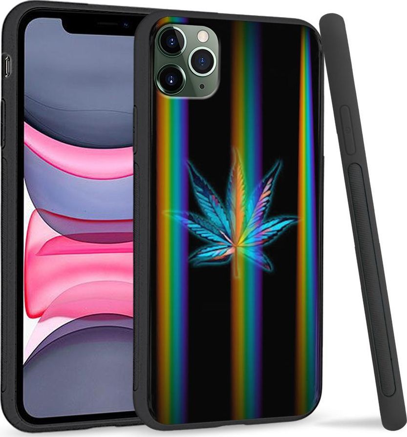 Super Fashion Etui Rainbow Series na Apple iPhone 11 Pro Max Liść 1