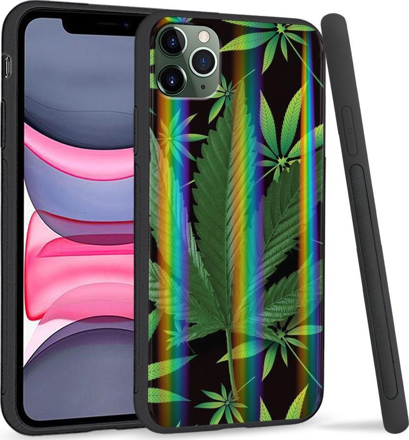 Super Fashion Etui Rainbow Series na Apple iPhone 11 Pro Max Liście 1