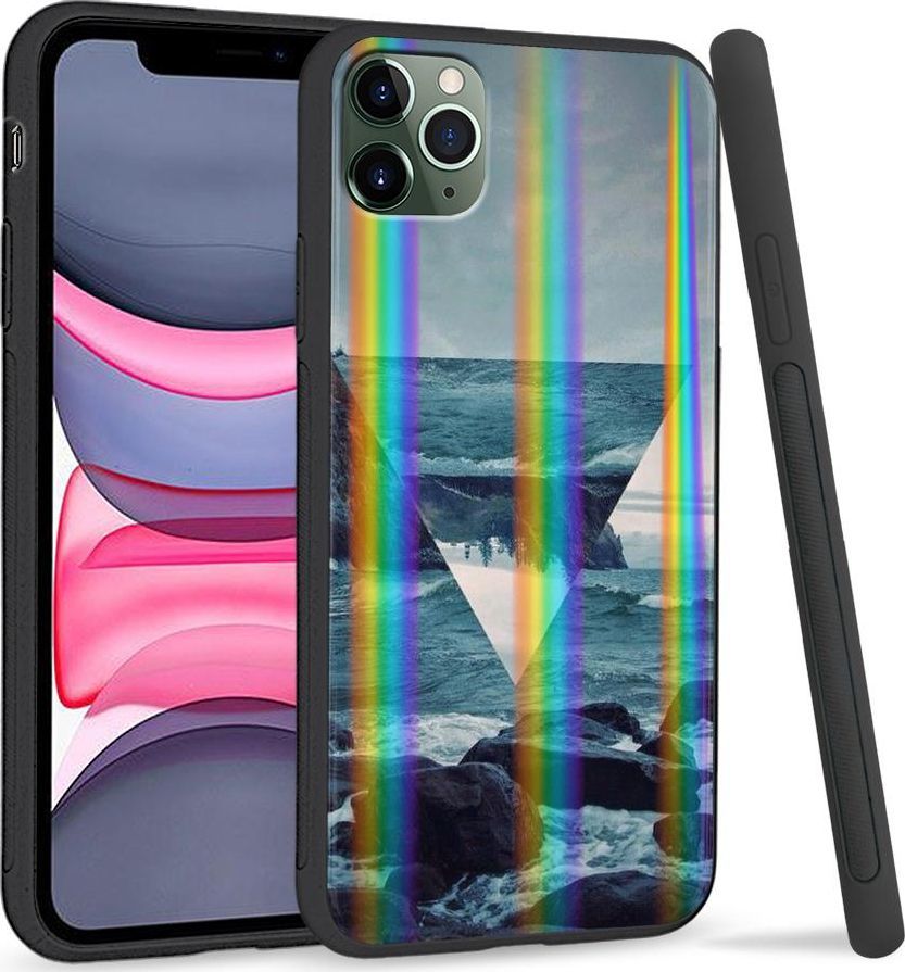 Super Fashion Etui Rainbow Series na Apple iPhone 11 Pro Max Sea Triangle 1