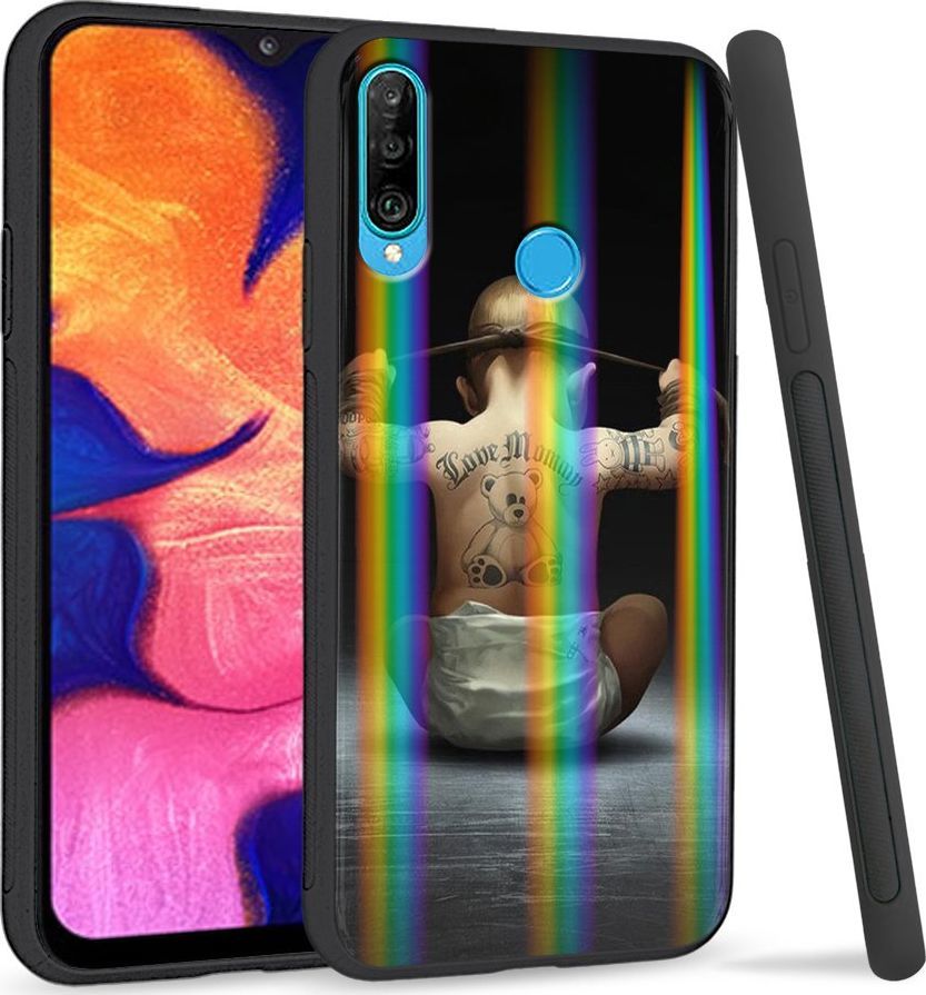 Super Fashion Etui Rainbow Series na Huawei P30 Lite Hard Rock Baby 1