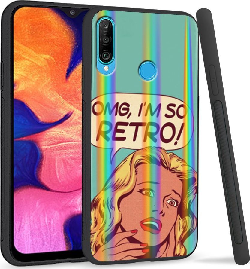 Super Fashion Etui Rainbow Series na Huawei P30 Lite OMG I'm so Retro 1