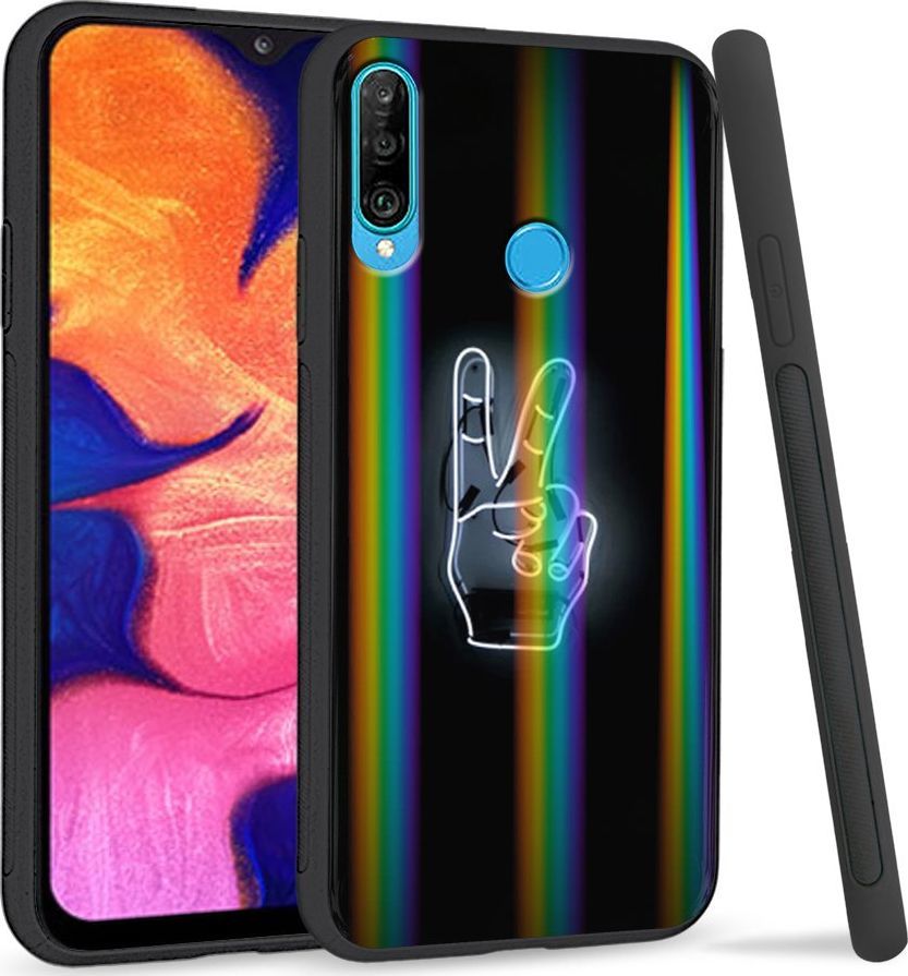 Super Fashion Etui Rainbow Series na Huawei P30 Lite Peace 1