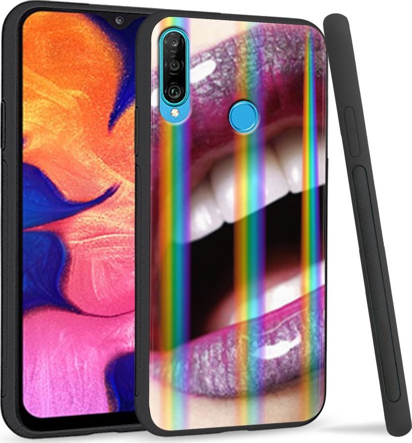 Super Fashion Etui Rainbow Series na Huawei P30 Lite Lips 1